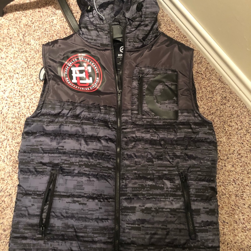 ECKO UNLTD. RHINO LEAGUE NWT S Puffer jacket vest - Picture 4 of 15